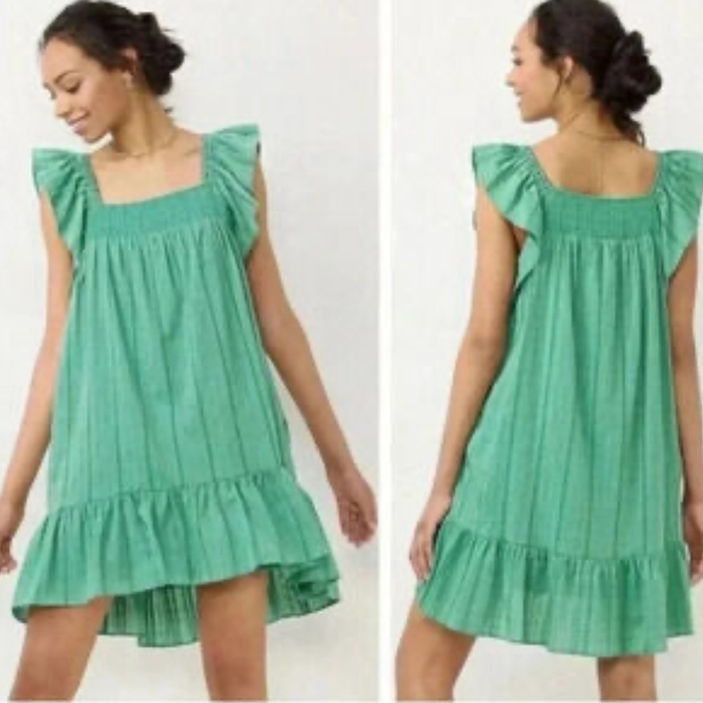 Lc Lauren Conrad Green Mini Dress